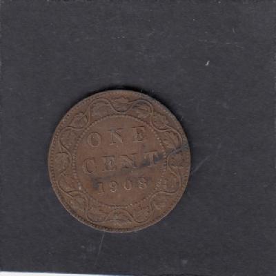 Beschrijving: 1 Cent EDWARD VII